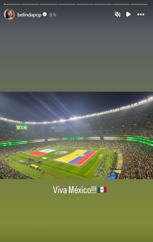 Belinda vivió una noche histórica para ella y para México: entregó el premio a mejor jugador y conoció a su artista favorito.