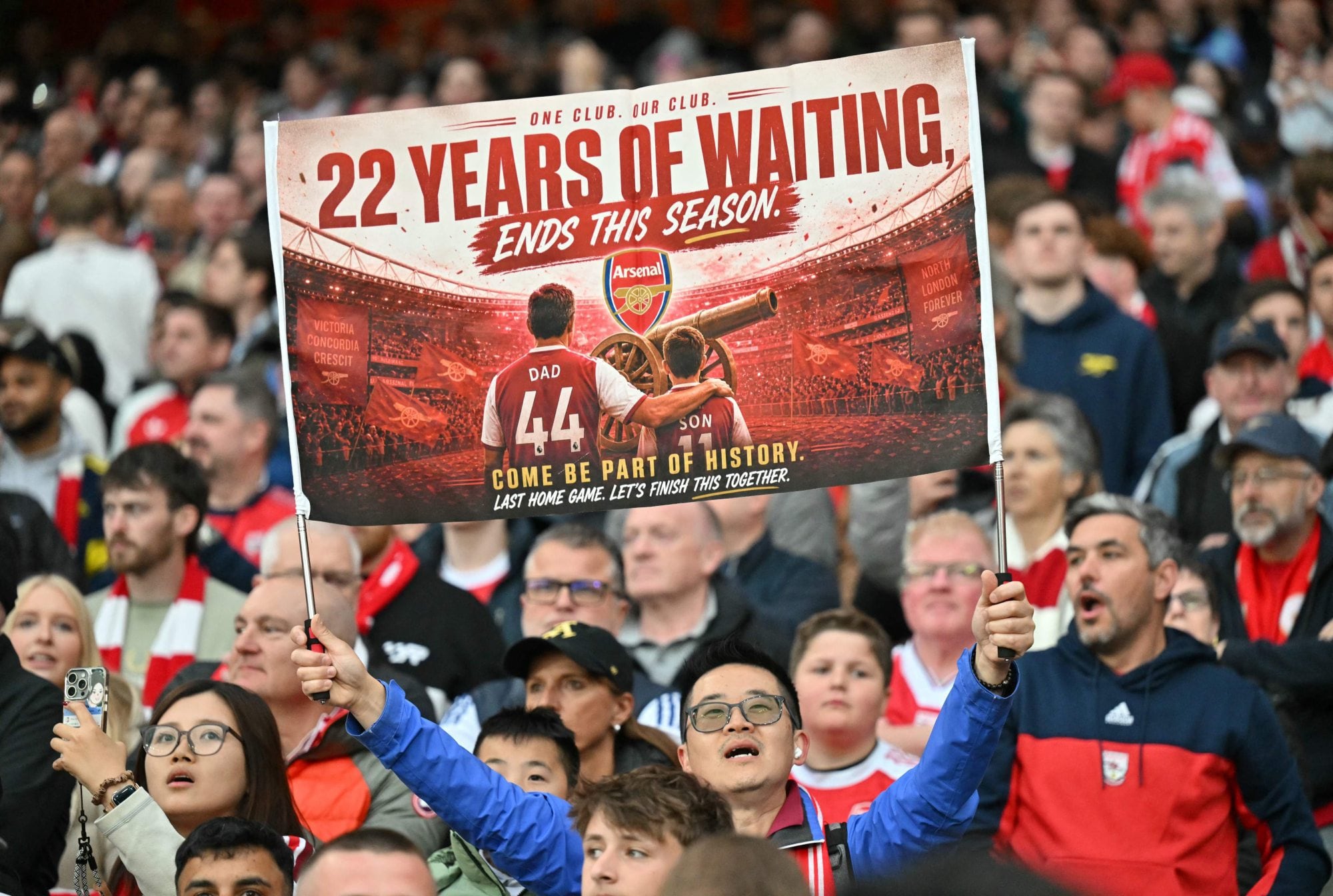 De padre a hijo, se está por acabar el maleficio del Arsenal