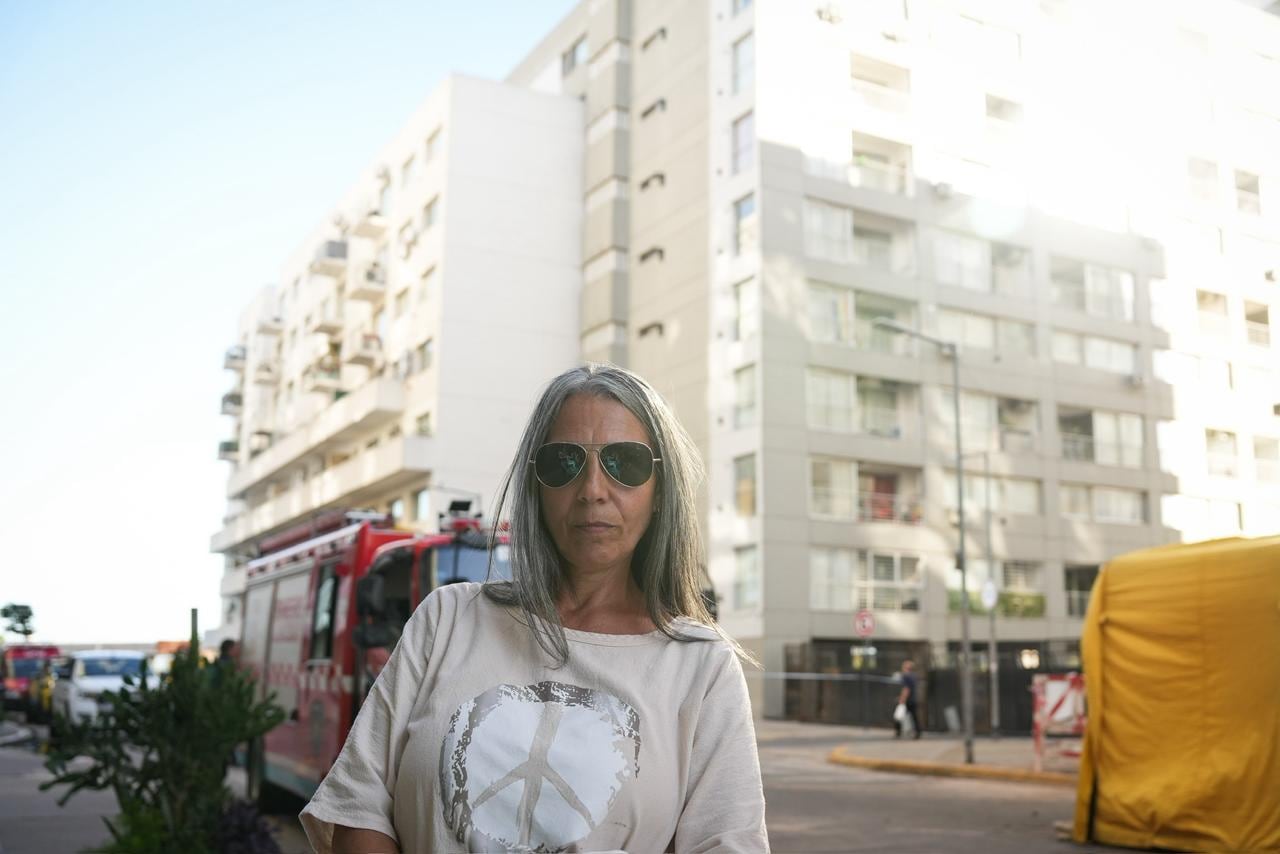 Silvina Blascetta, otra vecina de la torre B que prefiere no regresar