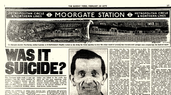 El conductor permaneció en su puesto, pero nunca intentó detener el tren