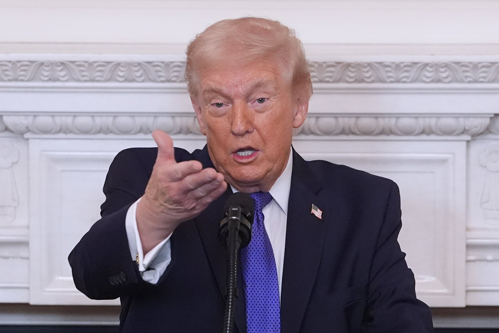 El presidente Donald Trump, en la Casa Blanca.