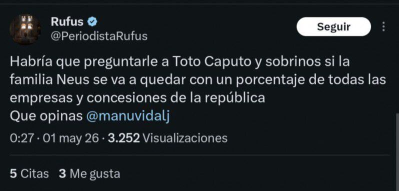 El tuit de
