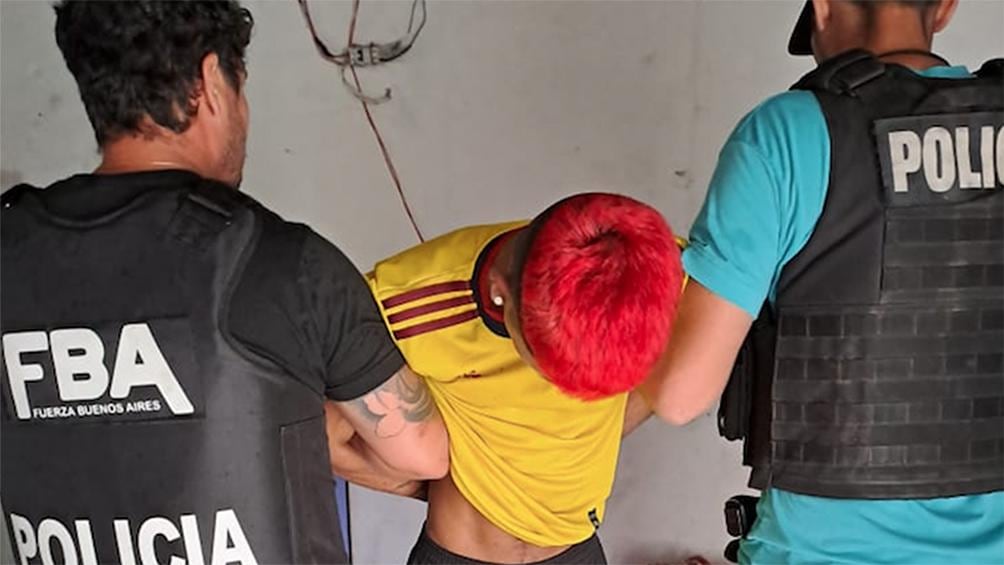 Uno de los sospechosos detenido, en su momento, por la Policía de la Provincia de Buenos Aires