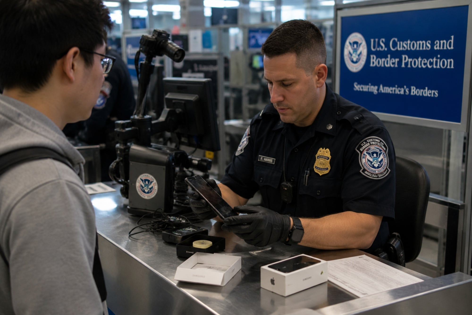 En aeropuertos y aduanas, los agentes pueden revisar desde mensajes en aplicaciones hasta archivos guardados en el dispositivo