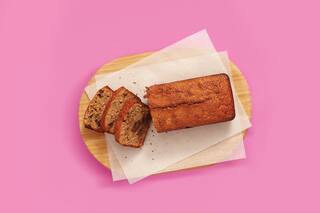 Receta en 10 minutos. Budín de banana, coco y chocolate