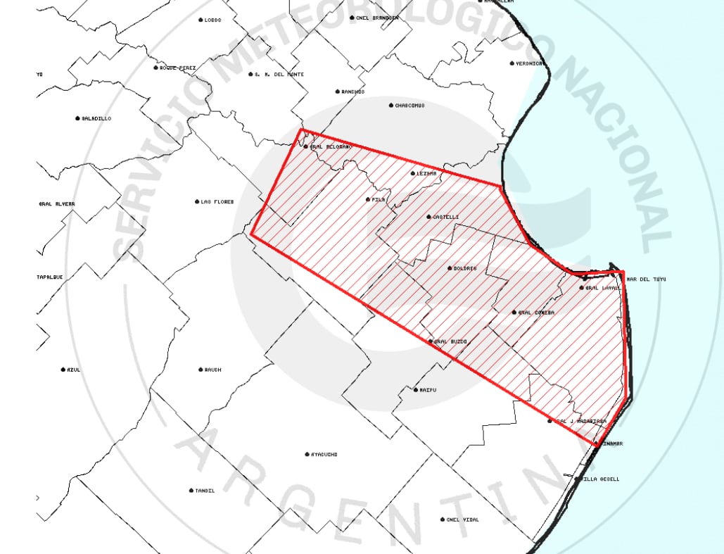 Las localidades que se verán afectadas en las próximas horas por fuertes tormentas