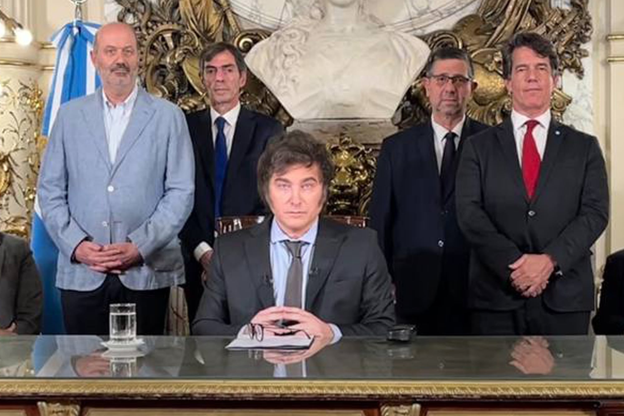 Cadena nacional del presidente Javier Milei