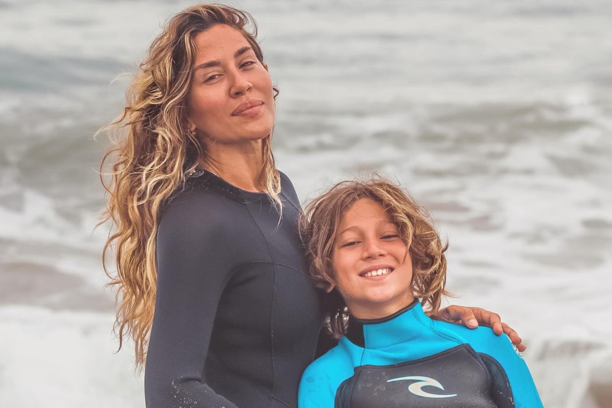 Jimena Barón y Morrison, su hijo (Foto: Instagram @jmena)