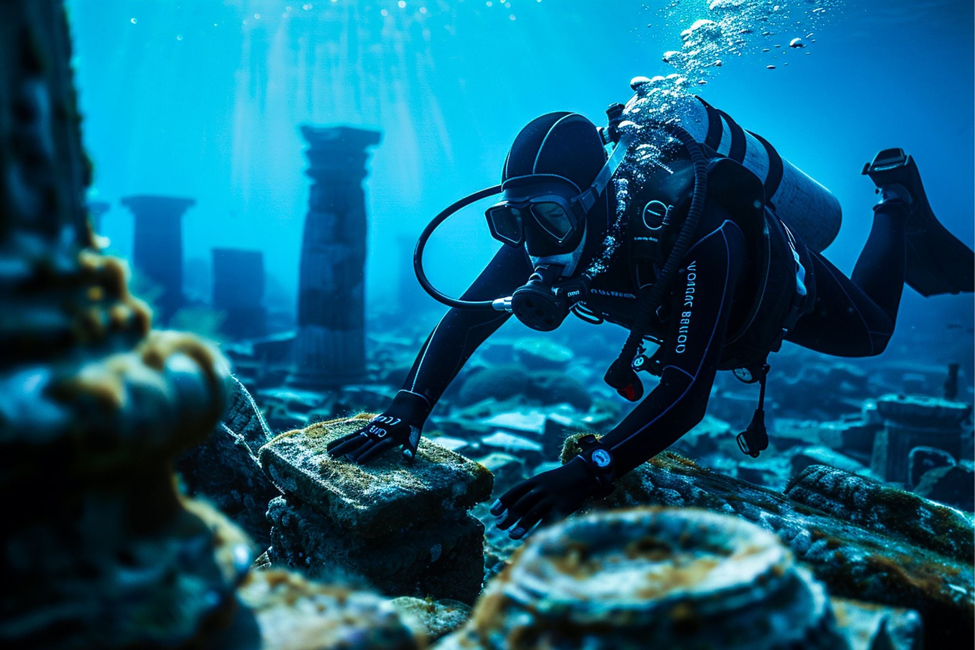 Arqueólogos descubren un misterioso muro submarino de hace 7000 años