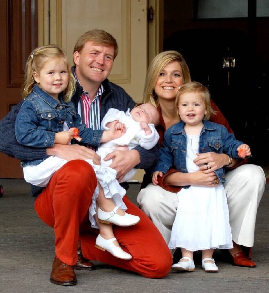 El 10 de abril de 2007, los reyes le dieron la bienvenida a su hija menor, la princesa Ariane Guillermina Máxima Inés (Foto: Instagram @queen.maxima / @koninklijkhuis))