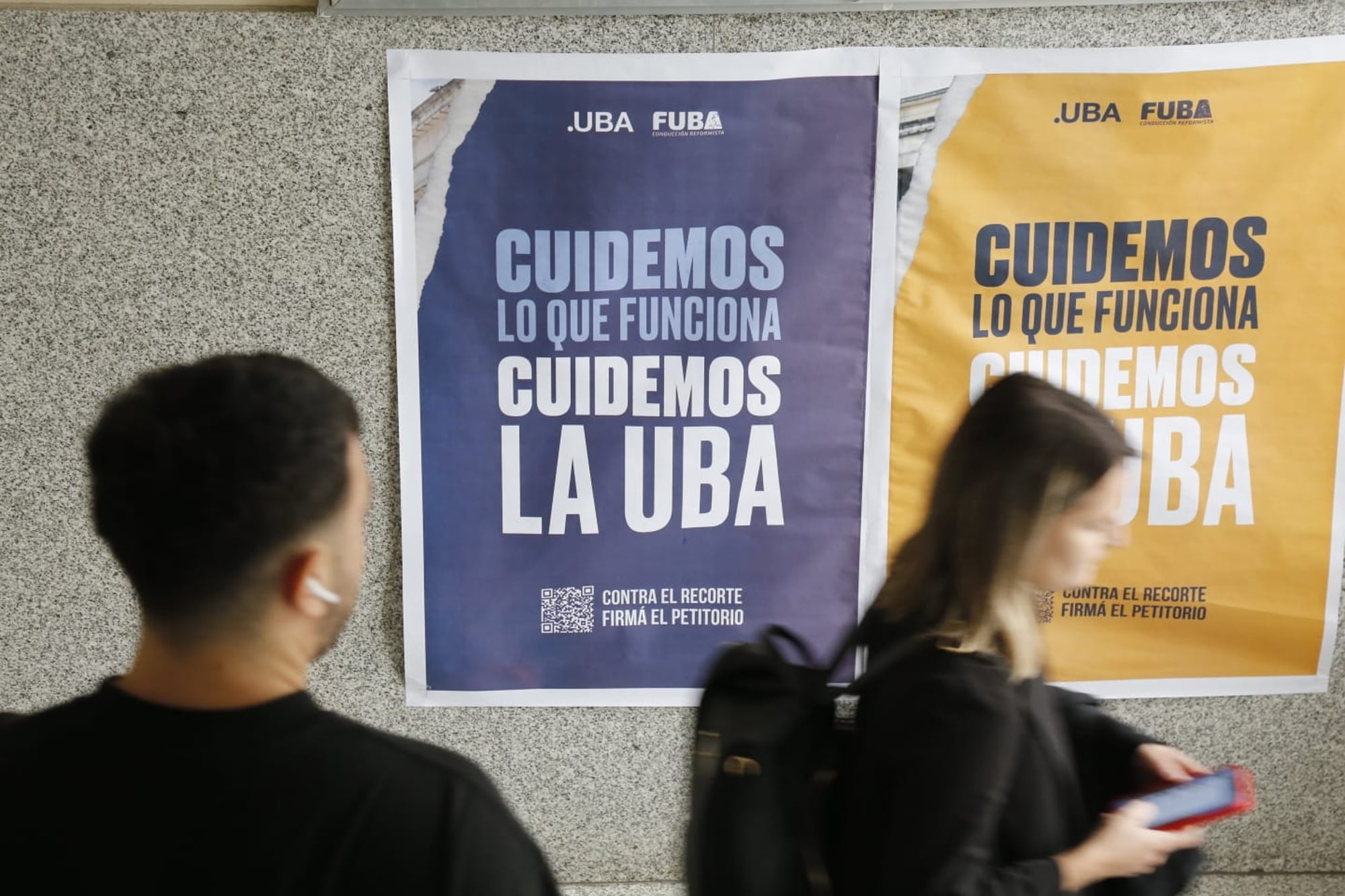 En la Facultad de Ciencias Económicas de la UBA se vive un ambiente de lucha y reclamo por los recortes presupuestarios que afectan a la educación pública