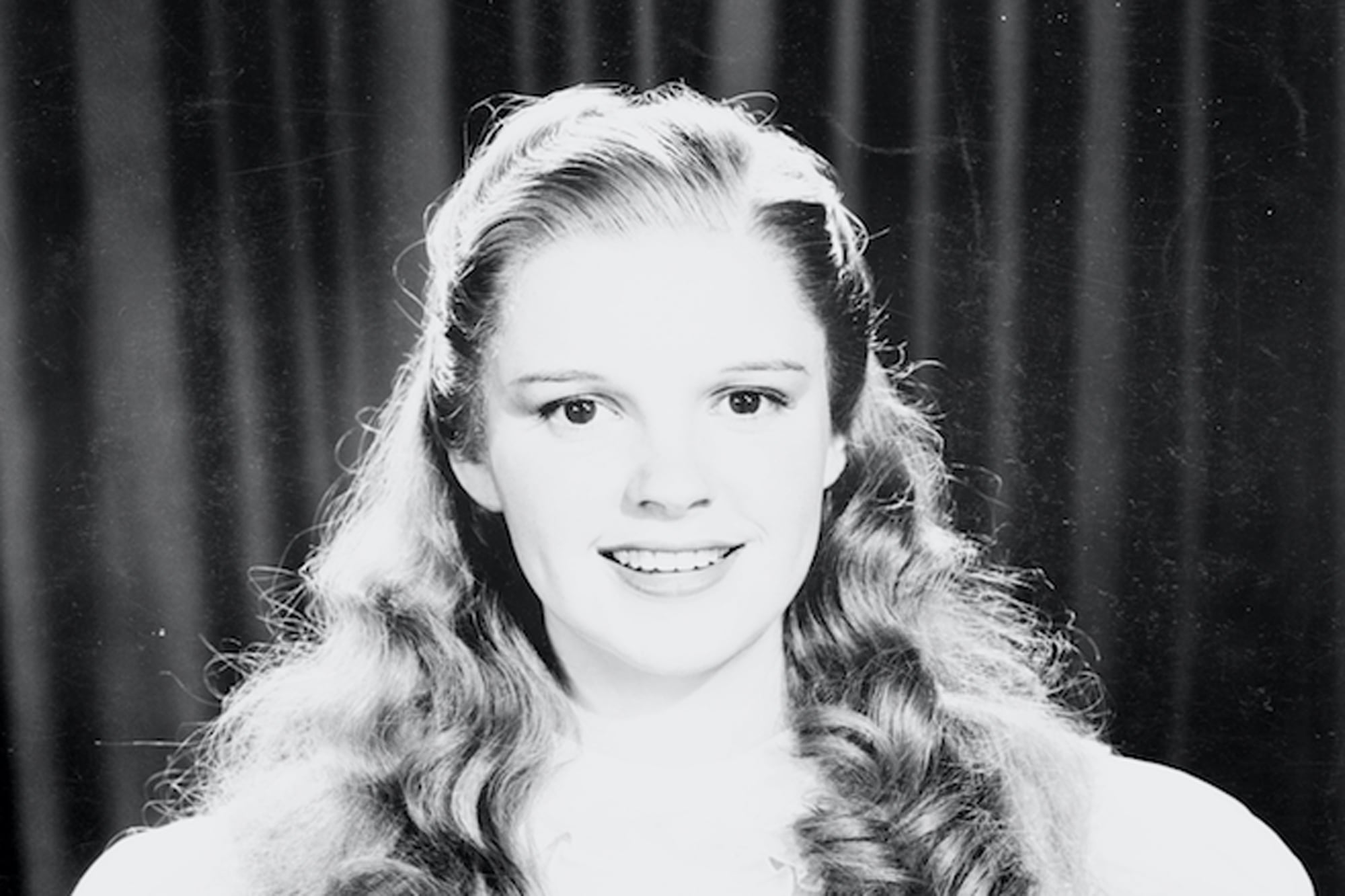 Judy Garland en la prueba de cámara de El mago de Oz