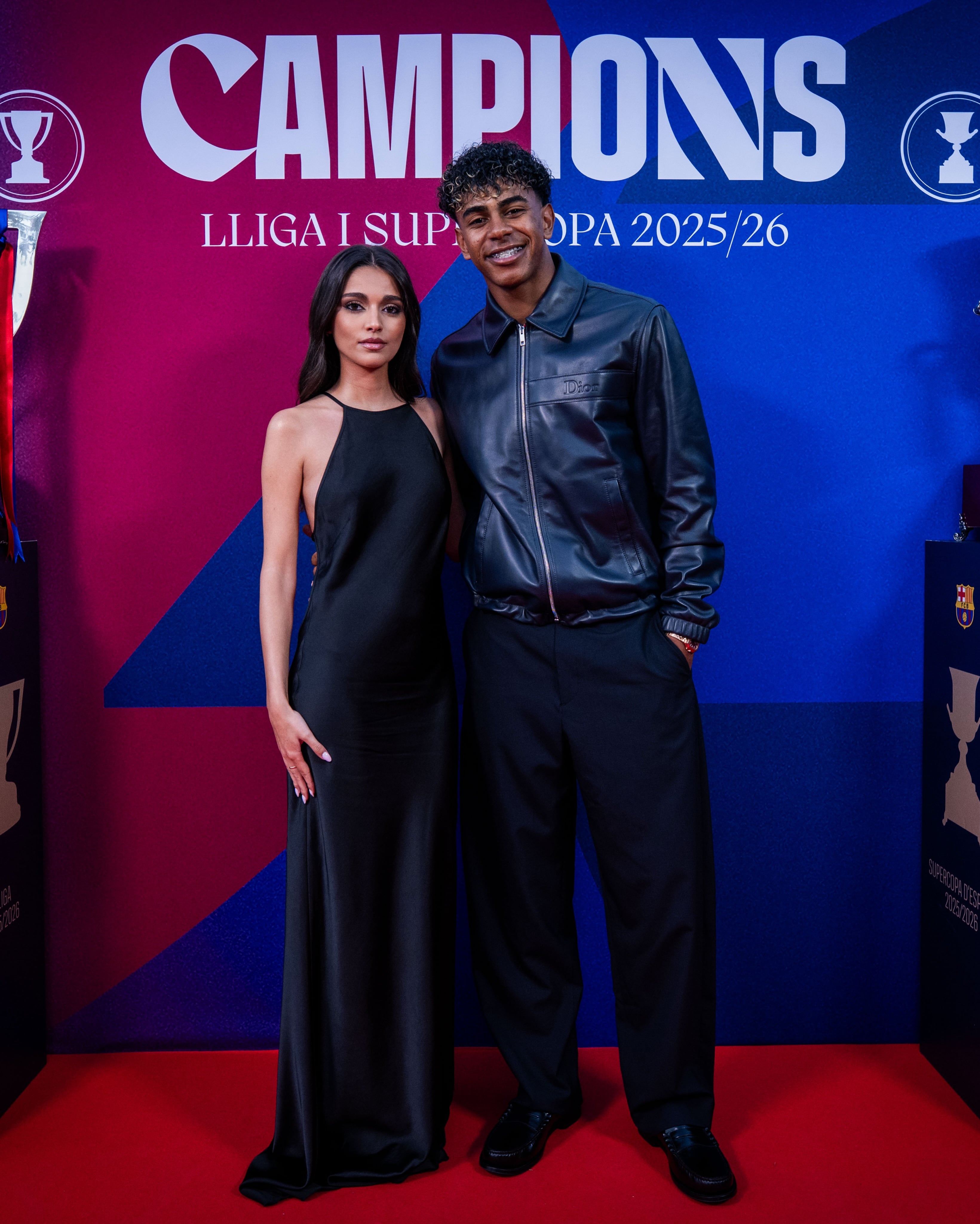 Inés García Santos y Lamine Yamal confirmaron su relación en mayo (Foto: Instagram @fcbarcelona)