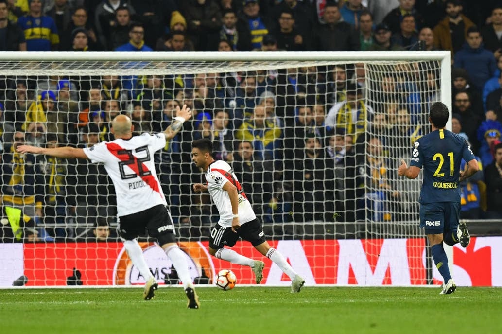 La última vez que River y Boca jugaron con hinchas de los dos fue en la Copa Libertadores 2018