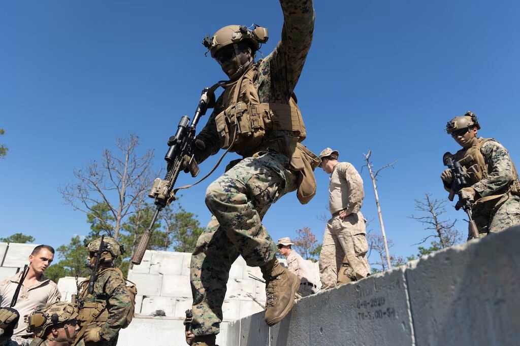 Una imagen de Chukwuemeka Oforah, en 2024 compartida por el Cuerpo de Marines