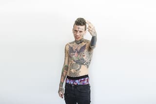 Kaktov. El trapero que se tatuó hasta una curita en la nariz