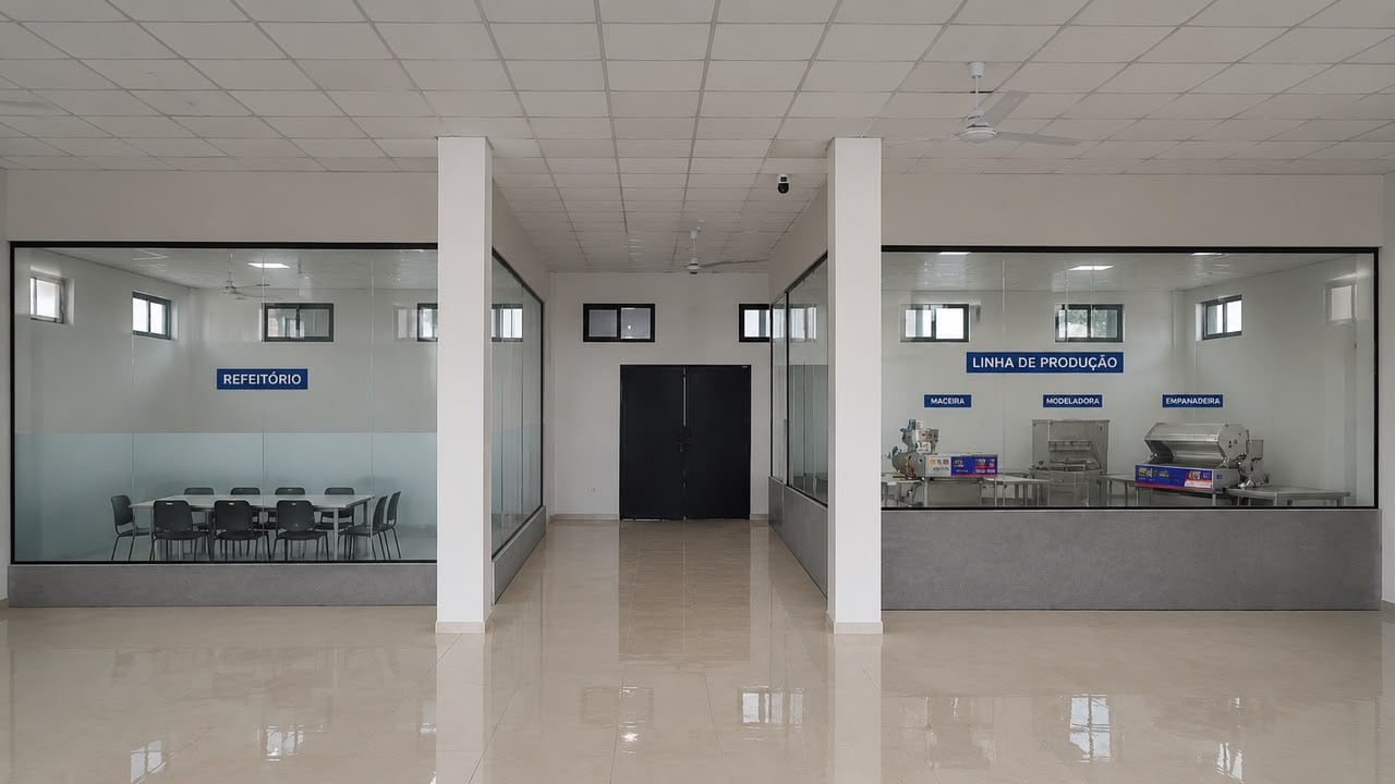 Las oficinas comerciales de la planta en Colonia Aurora