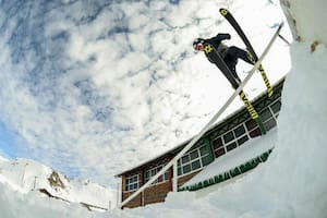 Cristóbal, el prodigio del esquí extremo: el niño que sorprende en Bariloche