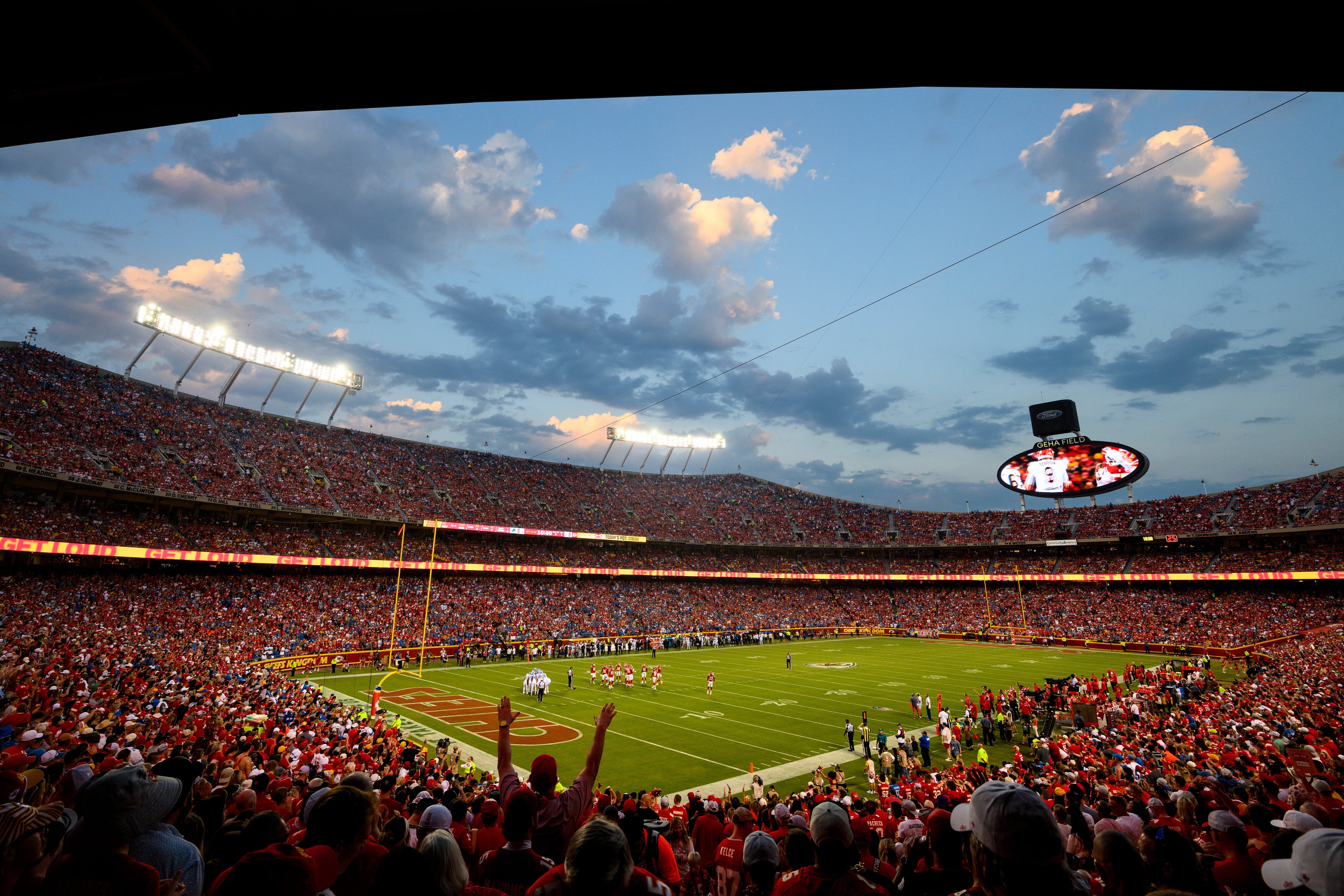 El Arrowhead Stadium, en Kansas, donde la selección argentina jugará su debut ante Argelia el martes 16 de junio a las 22