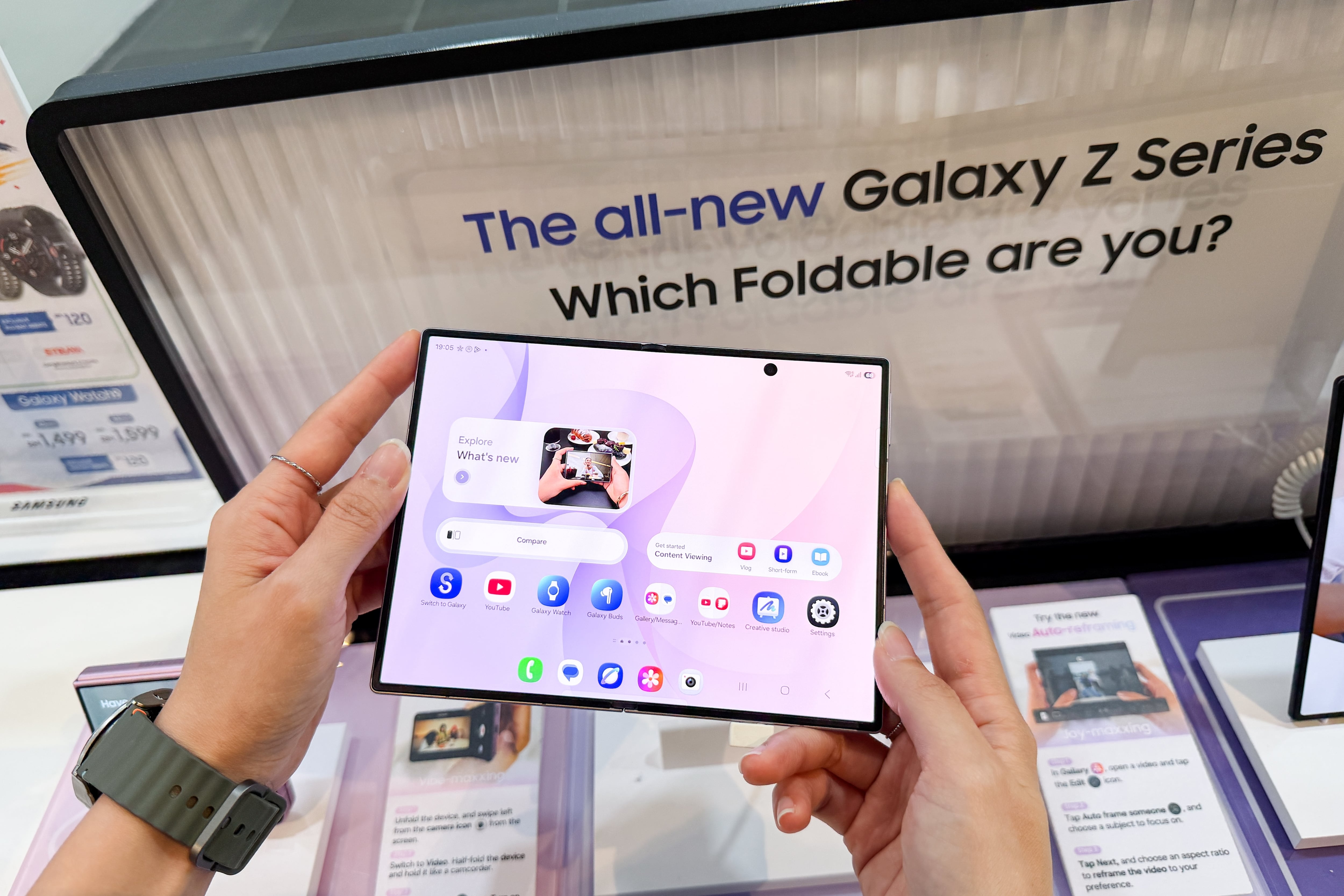 Este año debutó un nuevo formato, el del Galaxy Z Fold8, que tiene una pantalla frontal de 5,5