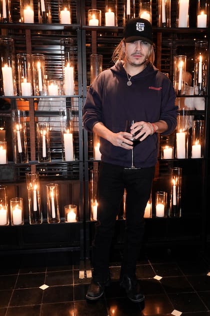 El músico Pato Sardelli, líder de la banda de rock Airbag