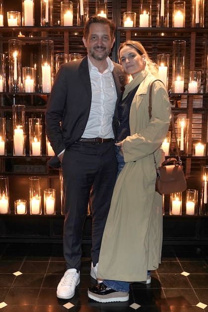 El periodista Germán Paoloski y la actriz Sabrina Garciarena