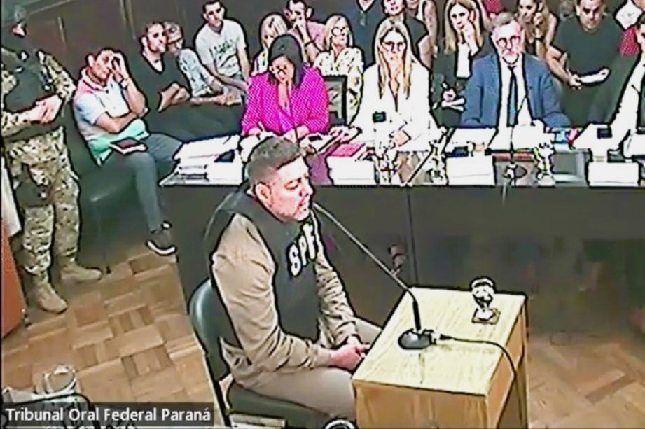 En el juicio al “gaucho narco” afloraron datos sobre el tráfico de drogas en la Hidrovía Leonardo Airaldi, en el juicio, que se lleva a cabo en los tribunales federales de Paraná