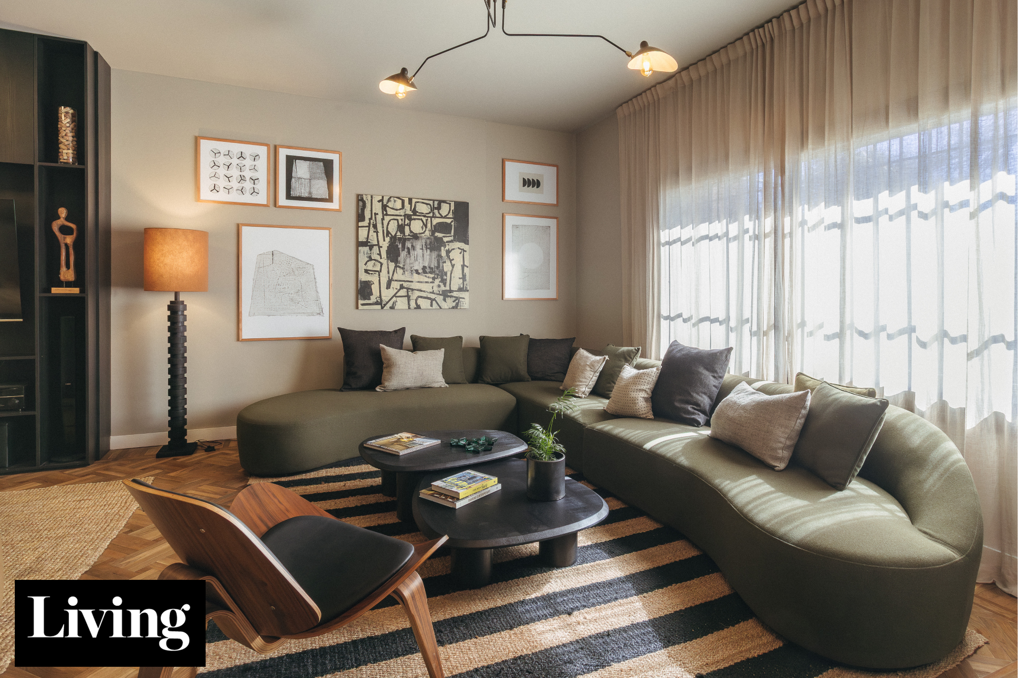 Texturas, color y guiños Mid Century en la renovación de una casa de los años 60