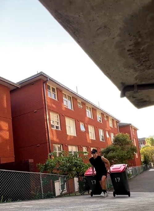 Joaquín, basurero argentino en Australia: “Por una jornada de ocho horas me pagan 128 euros” 6 Joaquín durante su jornada laboral (Captura: TikTok @joaqmarin)