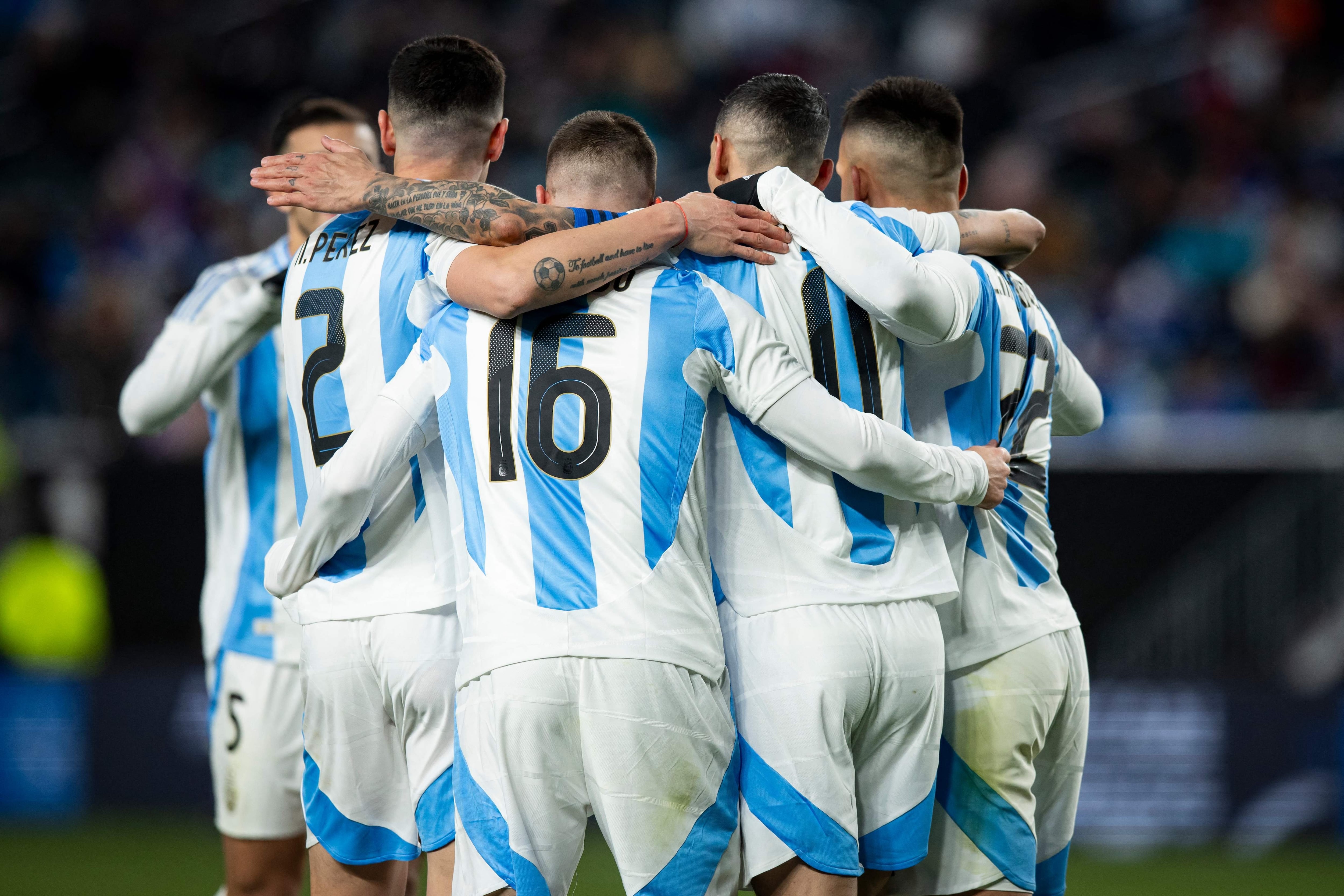 La selección argentina comparte el grupo A de la Copa América con Perú, Chile y Canadá