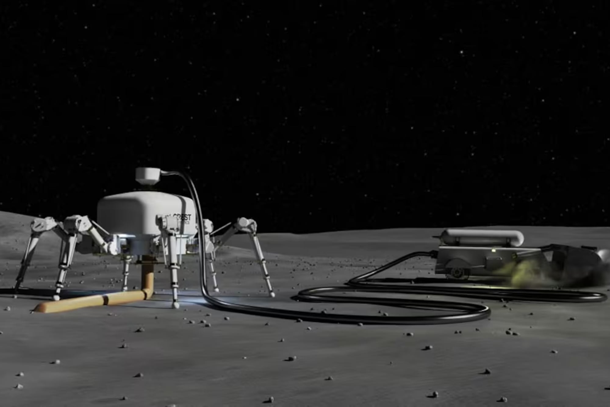 Fue desarrollado por las compañías australianas Crest Robotics y EarthBuilt Technology