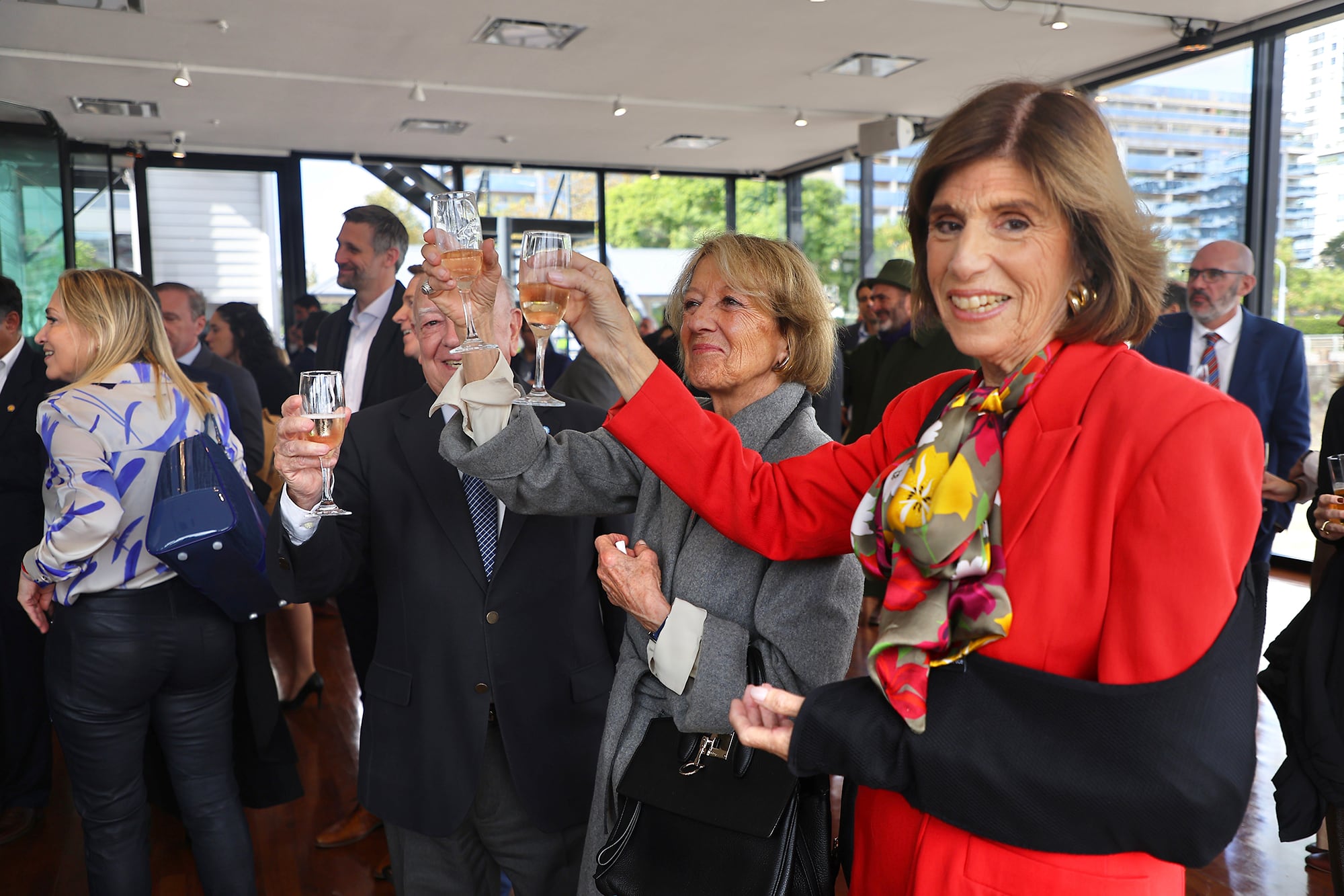 El brindis de María del Carmen Cerruti Carricart por el cumpleaños de su yerno, el rey Guillermo Alejandro de los Países Bajos