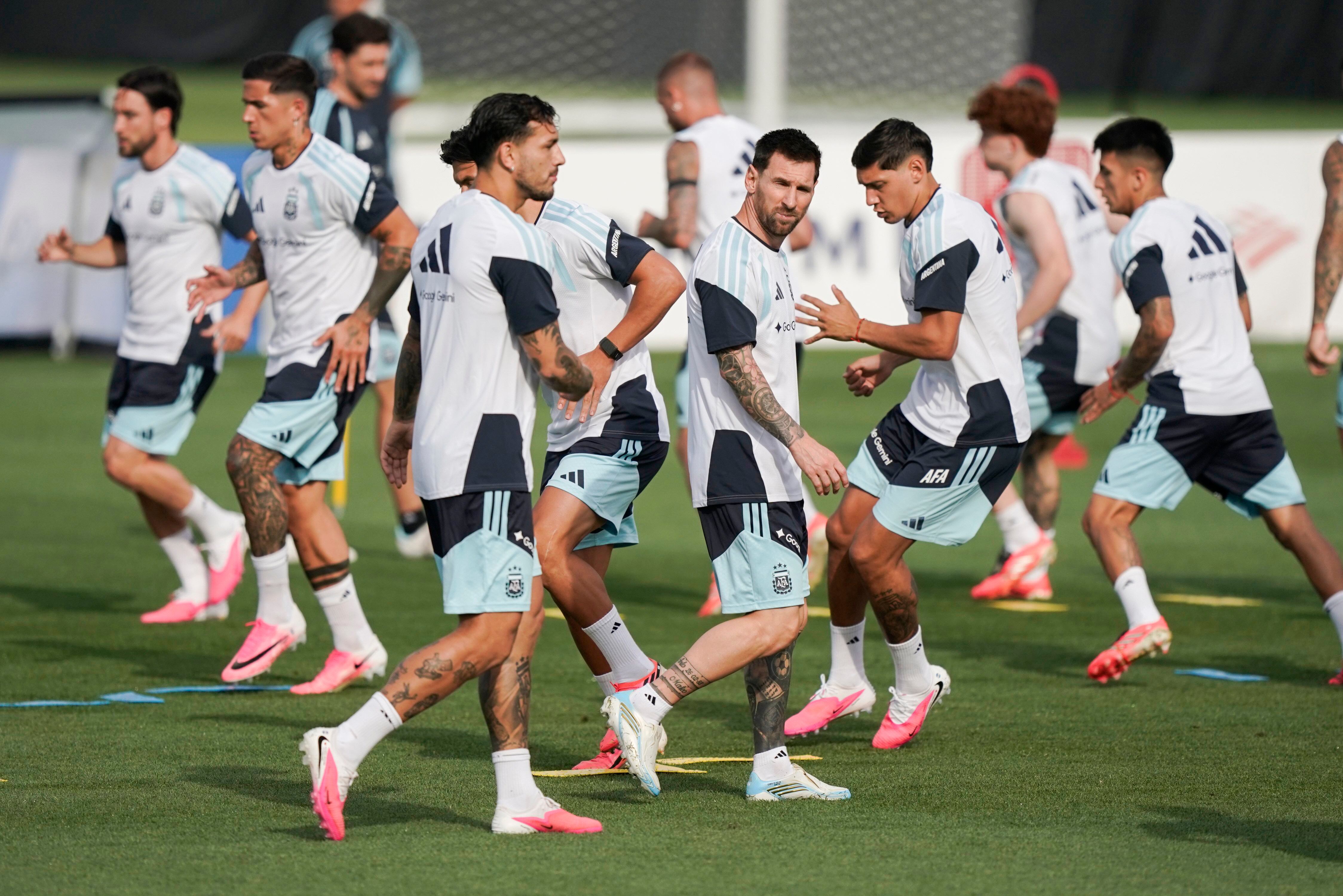 La selección argentina entrena en The Compass Minerals National Performance Center en Kansas City - Lionel Messi