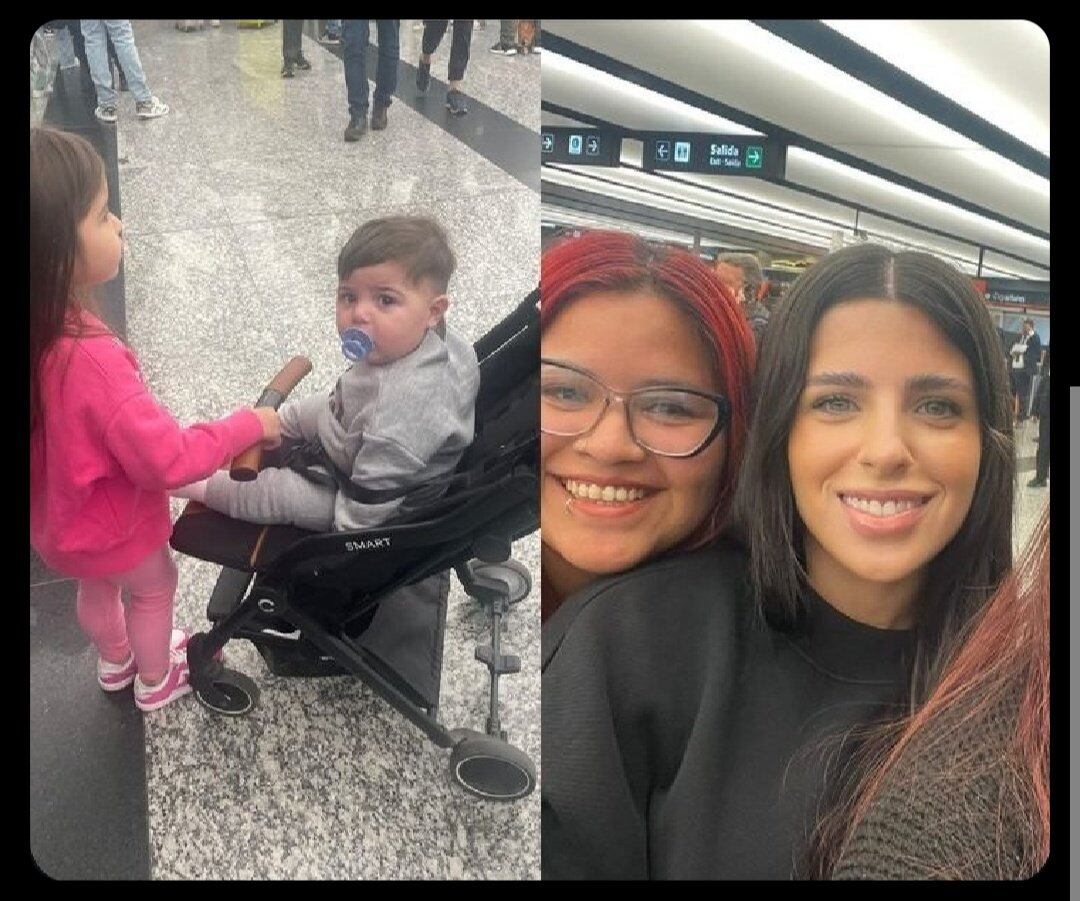 Valentina Cervantes fue a buscar a Enzo Fernández al aeropuerto
