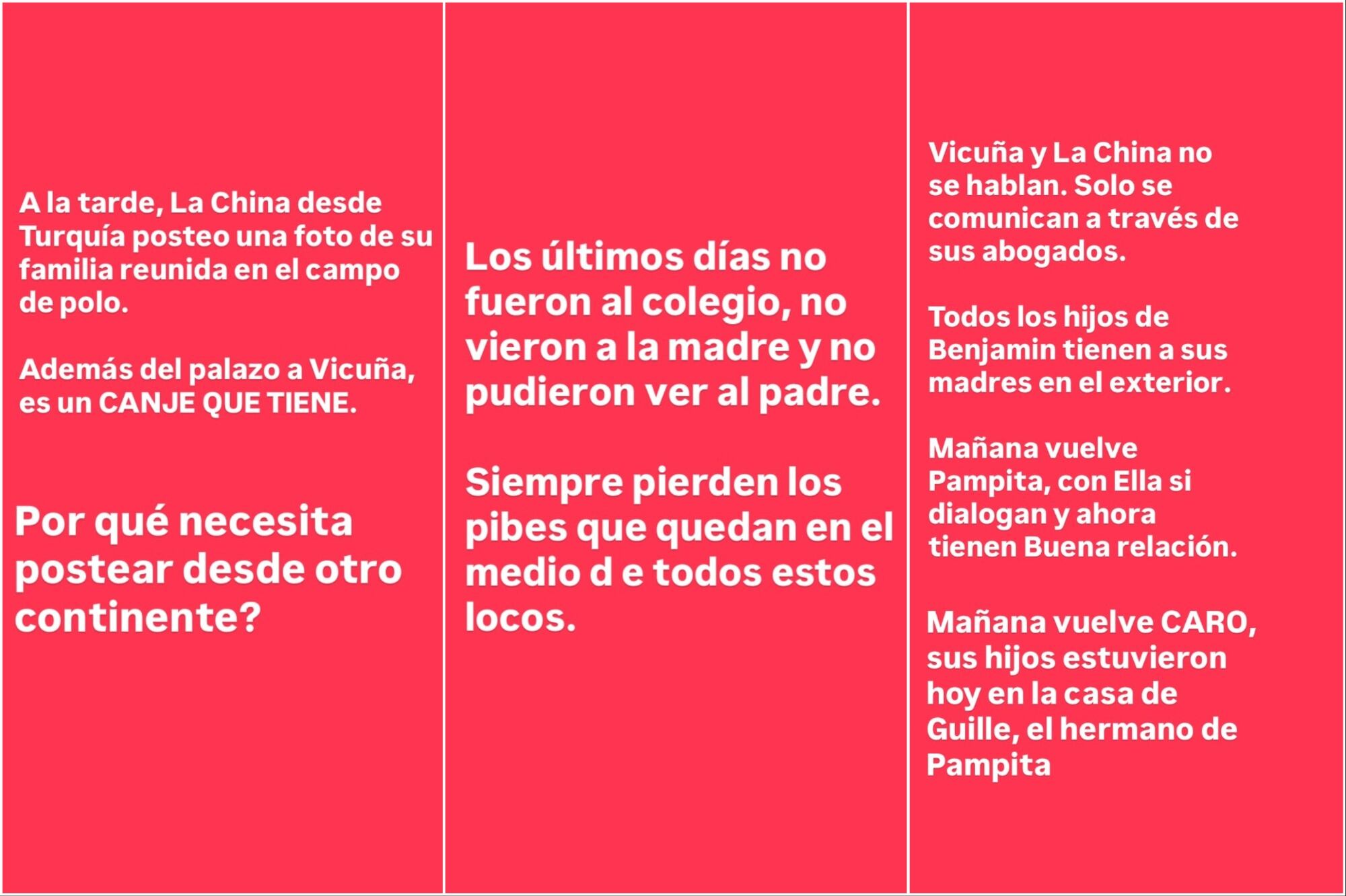 Según de Brito, Suárez y Vicuña solo se comunican a través de sus abogados