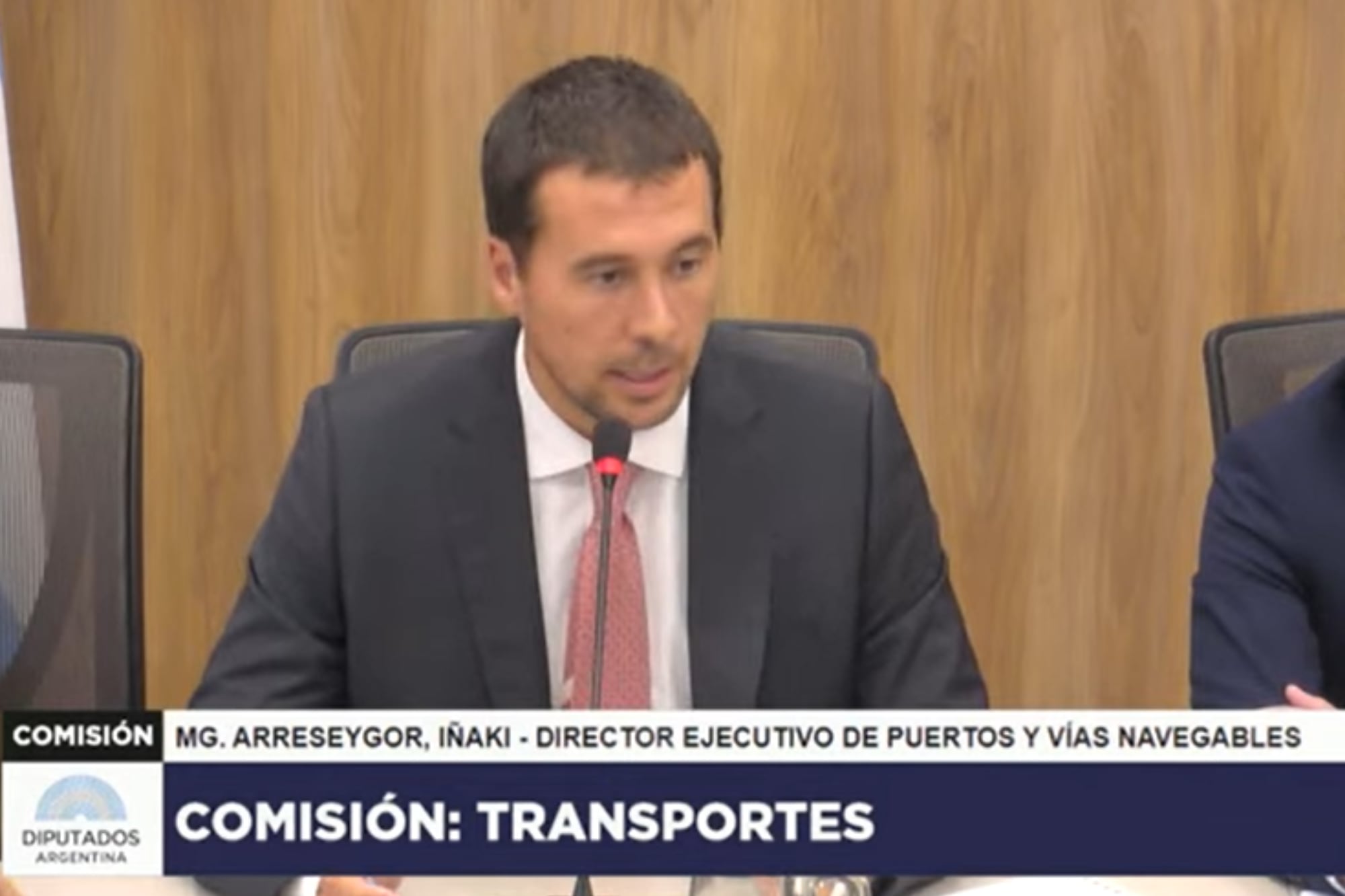 Iñaki Arreseygor, director ejecutivo de la Agencia Nacional de Puertos y Navegación