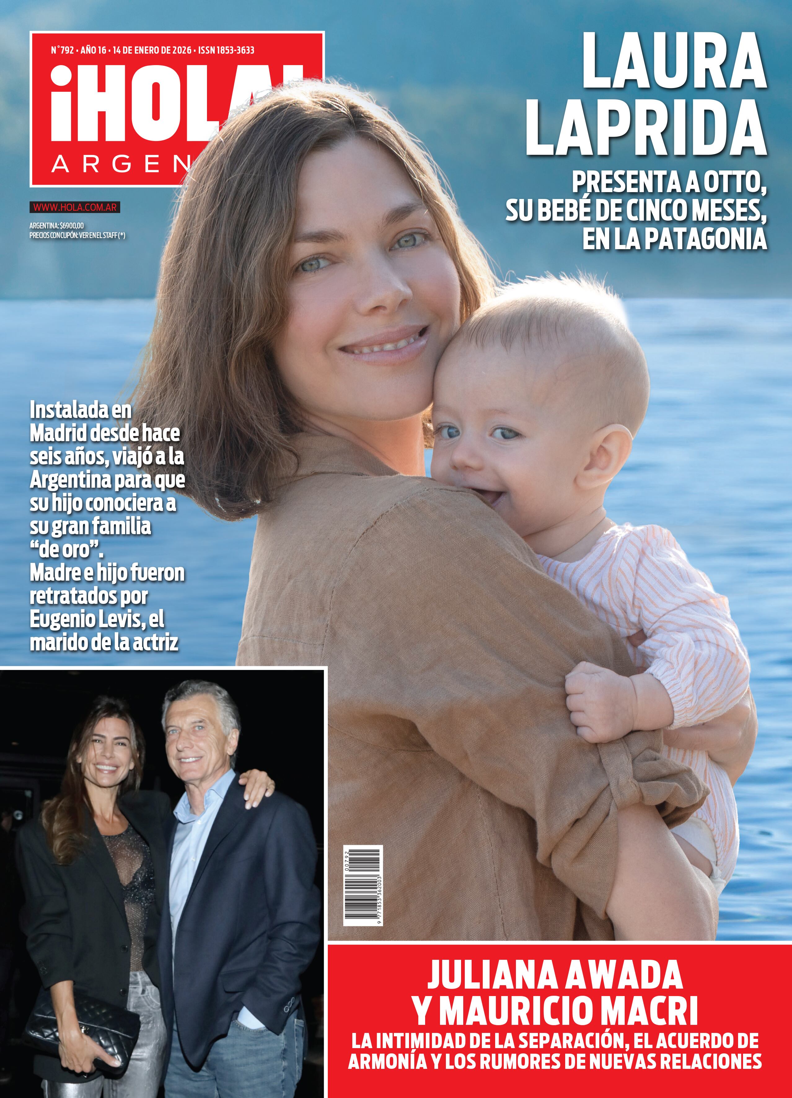 La tapa de la revista ¡HOLA! Argentina de esta semana