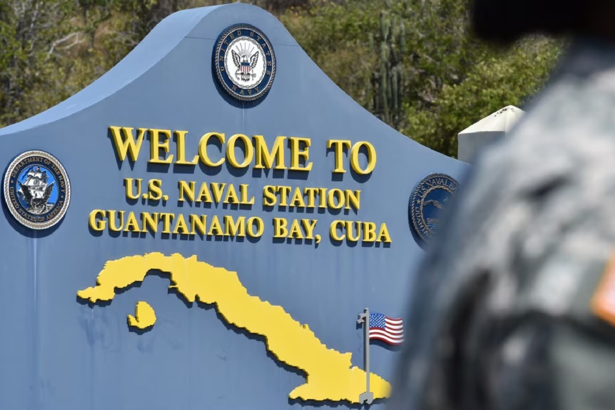 La basa naval de Estados en la Bahía de Guantánamo, en Cuba.