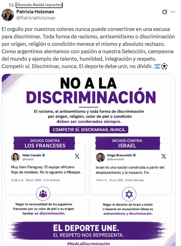 El mensaje que compartió el embajador de Francia en Argentina