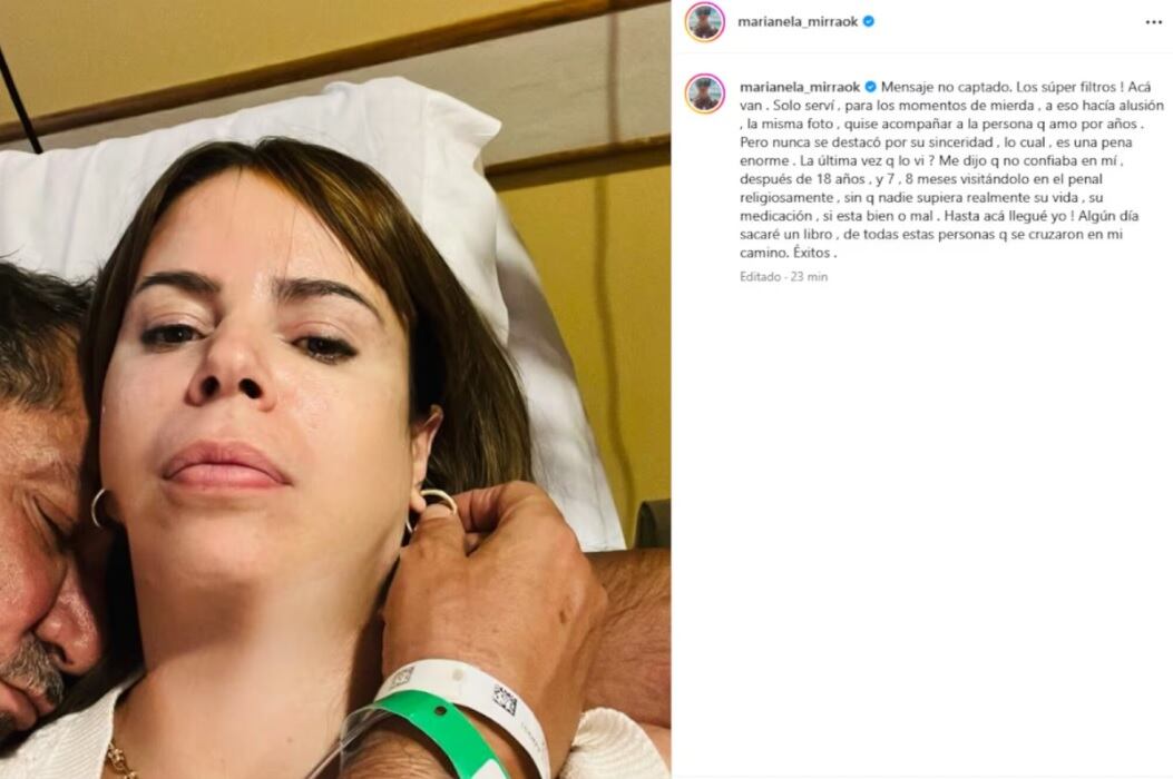 La aclaración de Mirra en Instagram, luego de que su posteo con Alperovich generara confusión entre sus seguidores