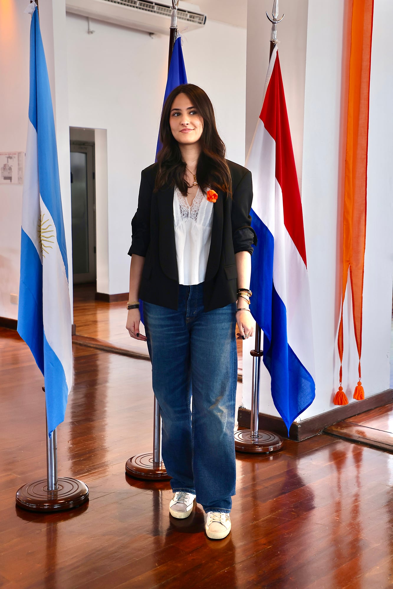 Katherina Verheijden, la hija del embajador de Países Bajos, presente en el festejo