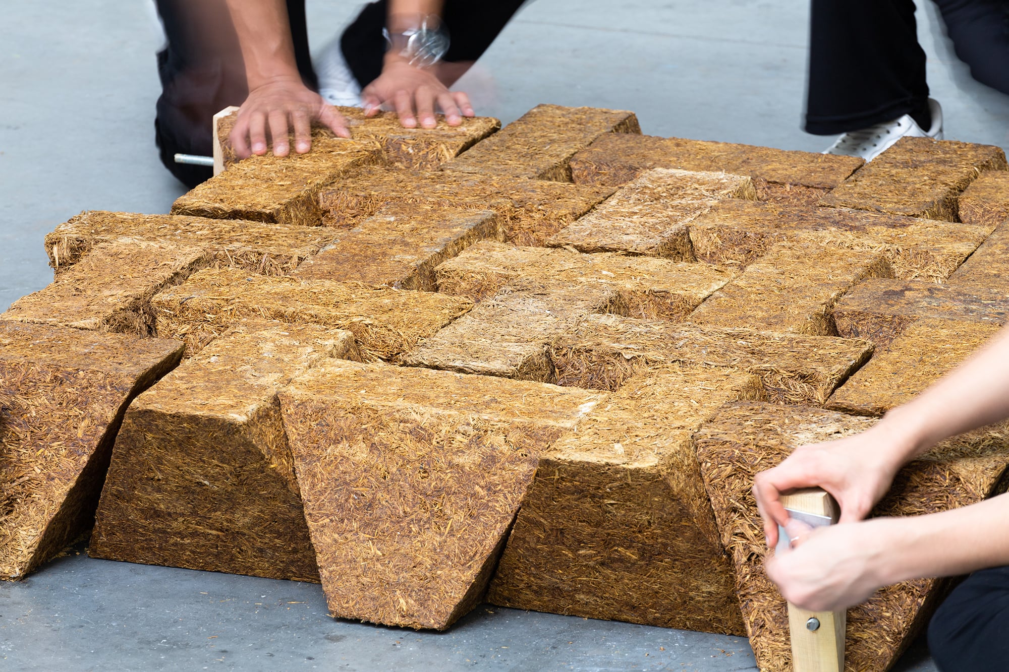 Bloques de Sugarcrete, ladrillos hechos con caña de azúcar para volver más sustentable la construcción