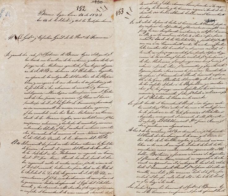 La carta de 1833