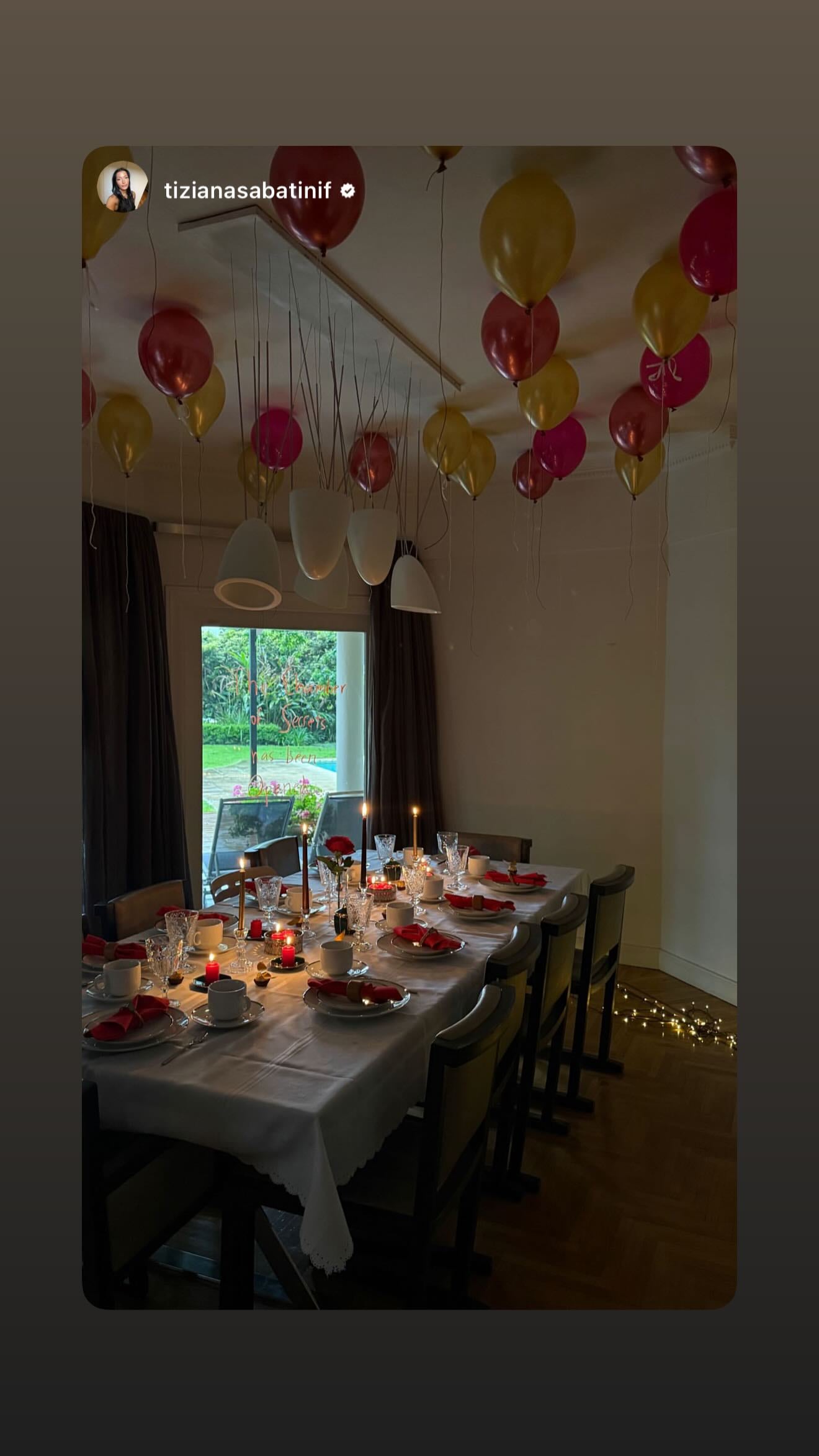 Organizaron una merienda con temática de Harry Potter (Foto: Instagram @orianasabatini)