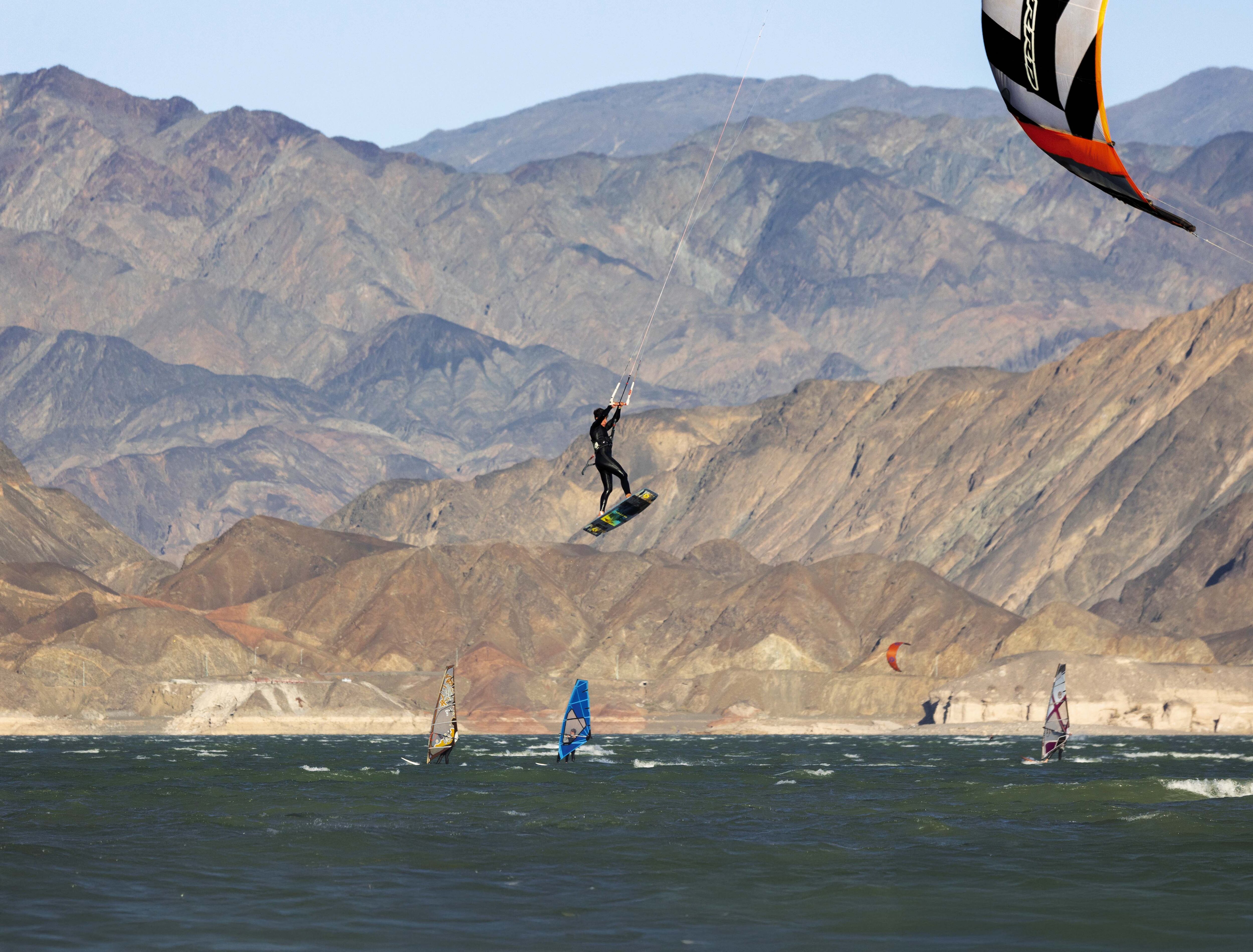 En Rodeo, el Big Air 2025 atrajo a deportistas de todo el mundo, amantes del kitesurf.