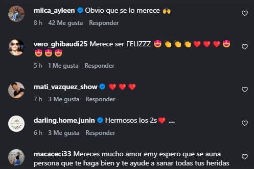 Las reacciones en redes sociales al nuevo noviazgo de Emily Ceco