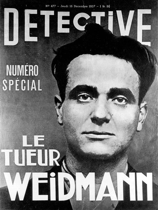 Así presentaba la revista Detective en 1937 a Weidmann (Foto: National Geographic)