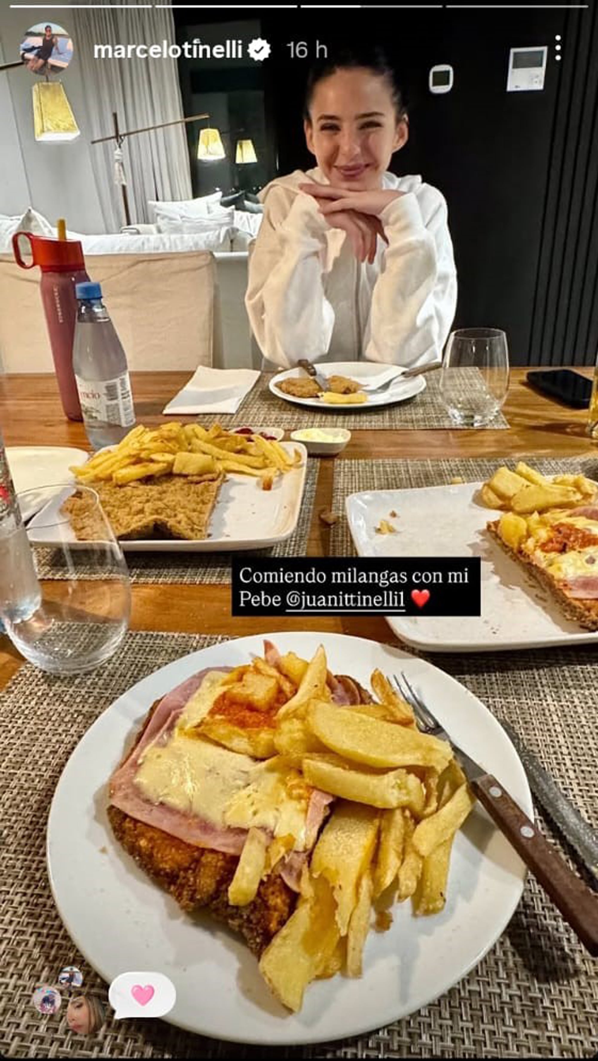 Marcelo Tinelli y otro posteo junto a su hija Juanita