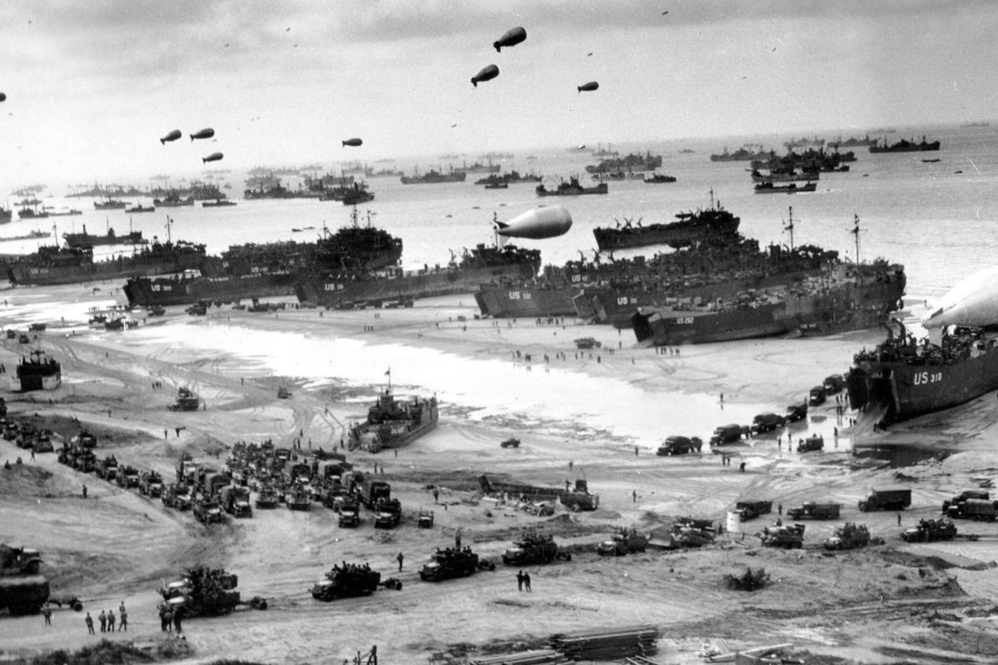 El desembarco en Normandía, en 1944