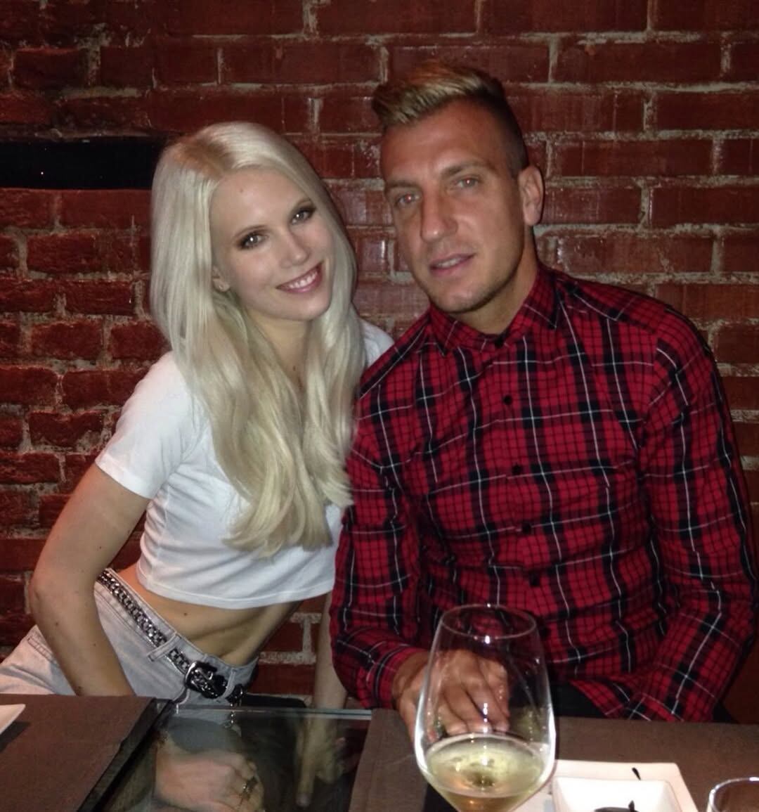 Daniela Christiansson y Maxi López se conocieron en un restaurante de Milán el 14 de febrero de 2014, pero comenzaron a salir seis meses después (Foto: Instagram @danielachristiansson)